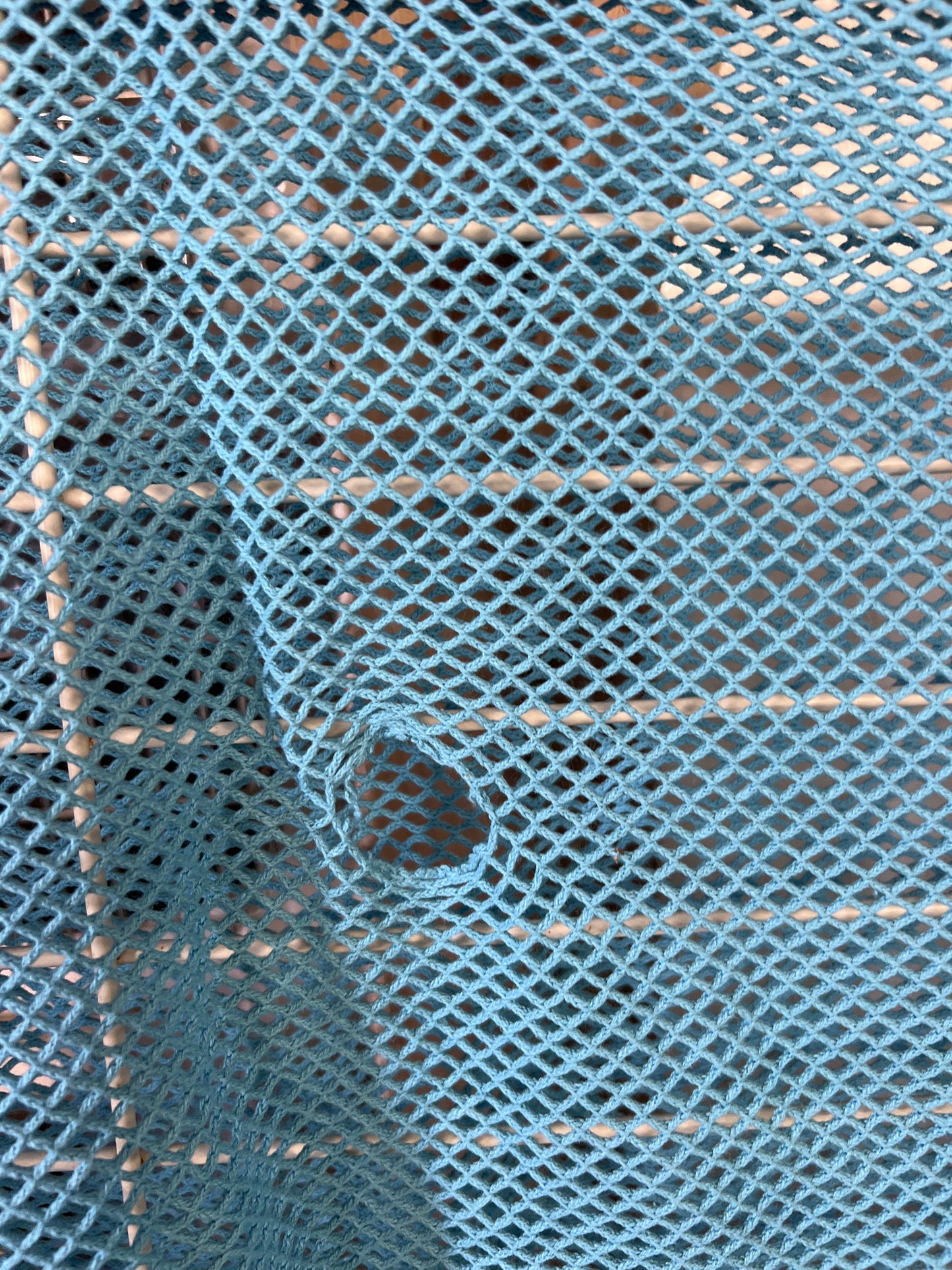 Baby Blue Fouganza Scrim, 72"