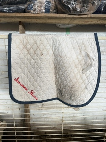 White Saddle Pad, Full