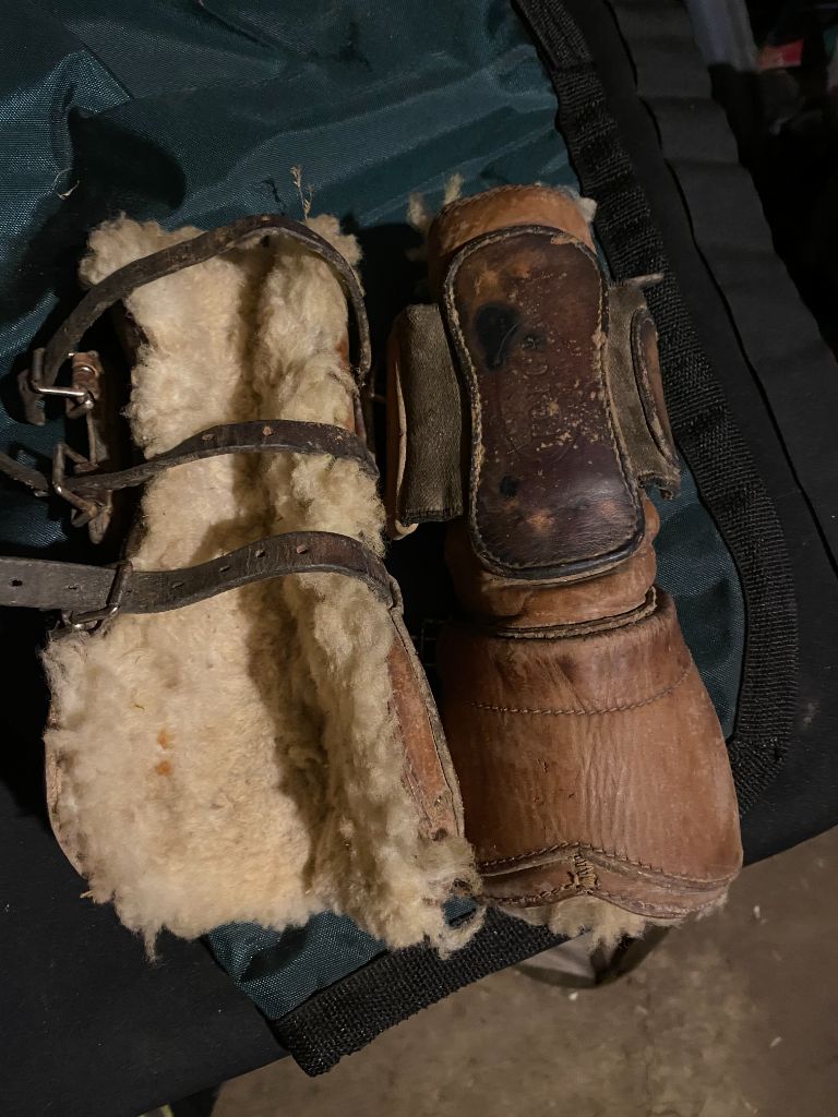 Leather with Fluff Tolga Open Front, XL