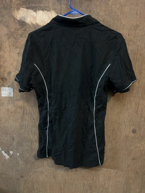 Black Back On Track Polo, XL