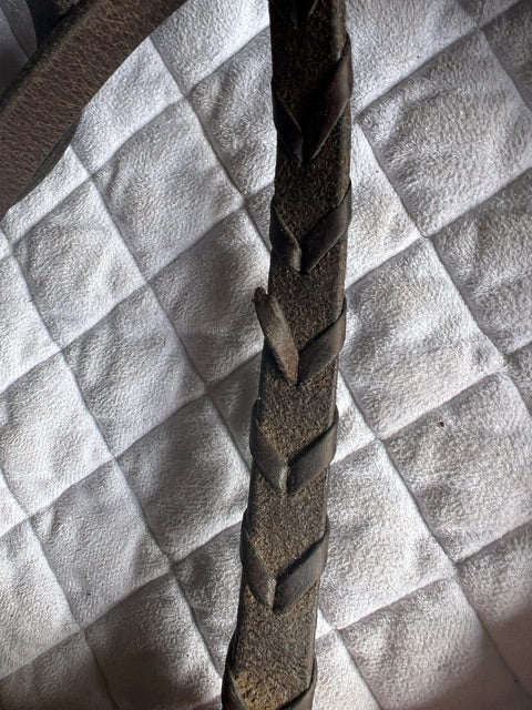 Brown Laced Reins - Fancy Stitch