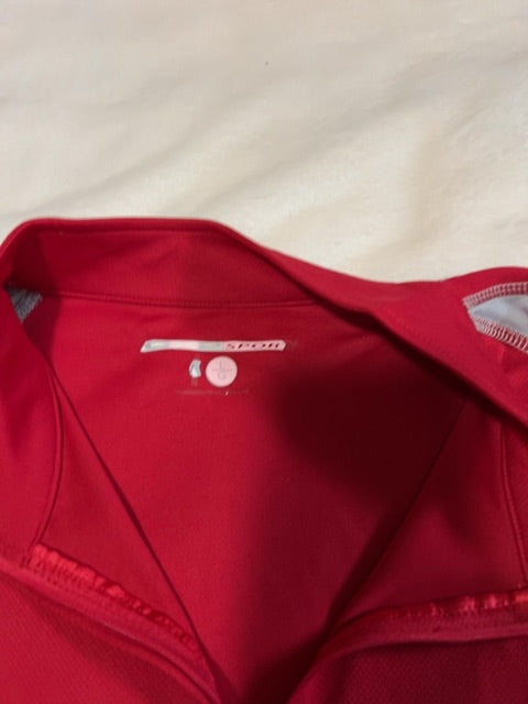 Red/Grey Polo, Large