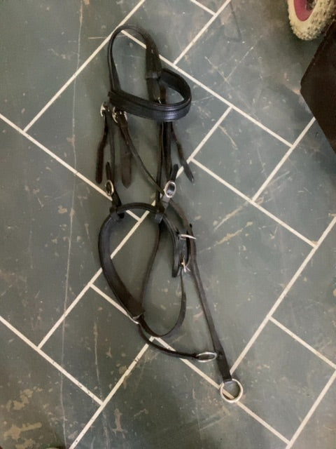 Black Bitless Bridle, Full