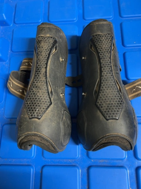 Black Summit Open Front Boots, Full