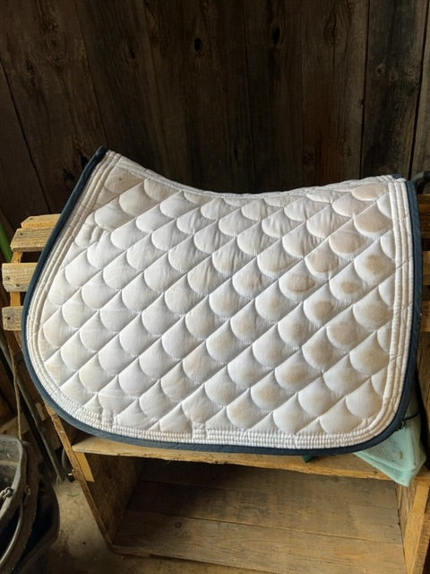 White Shedrow Saddle Pad, GP