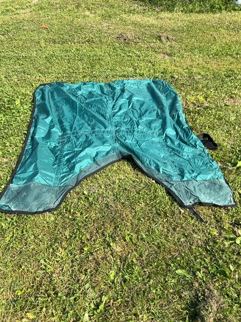 Green Nylon Show Sheet, 72”