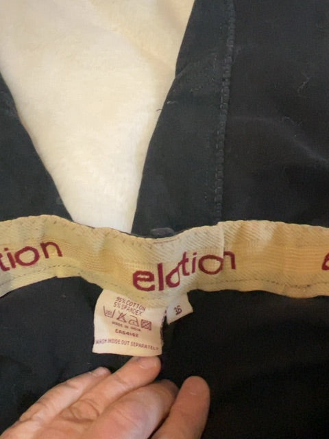 Black Elation Kneepatch Breeches, 36