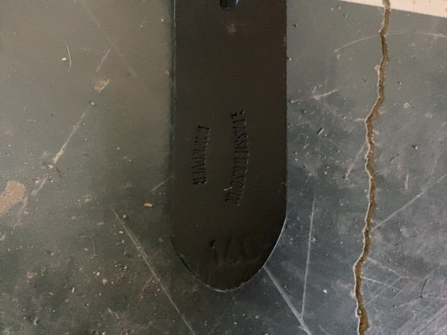 Black Passier Stirrup Leathers, 140 cm