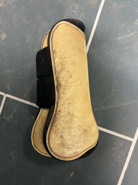 White Shedrow Open Front Boots, Horse