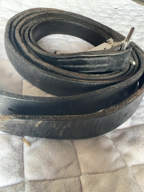 Black Stirrup Leathers, 62"