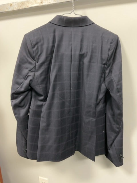 Blue Plaid Elite Show Jacket, 18R