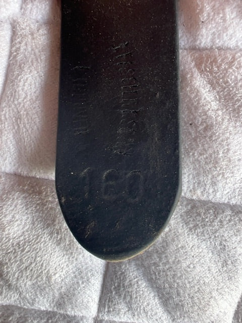 Black HS 25 Stirrup Leathers, 60"