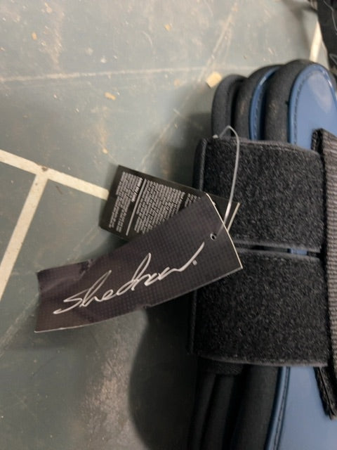 Navy Shedrow Open Front Boots, Full