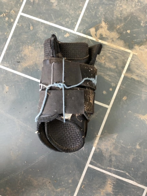 Black Shedrow Closed Front Boots, Medium