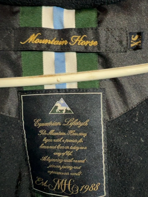 Navy Mountain Horse Winter Jacket, XS