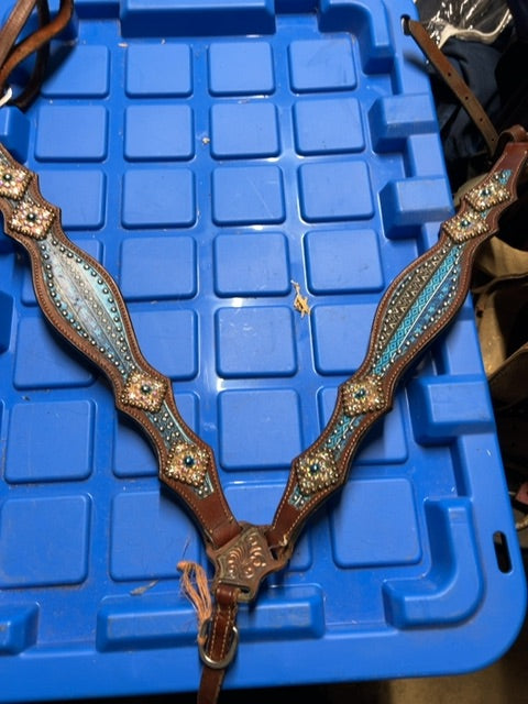 Western Headstall and Breastplate set, Full