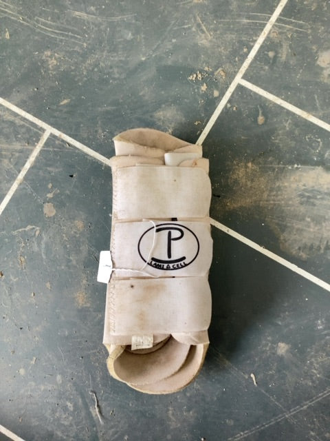 White Lamicell Boots, Large