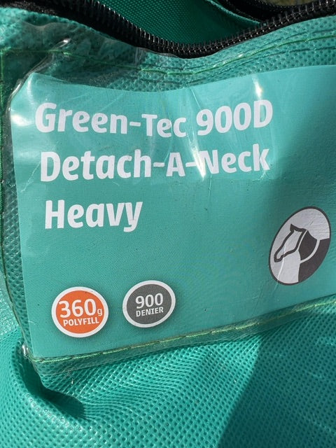 Black with Teal Weatherbeeta Winter Turnout, 57”