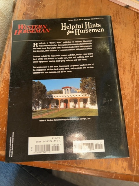 Western Horseman Helpful Hints for Horsemen Book