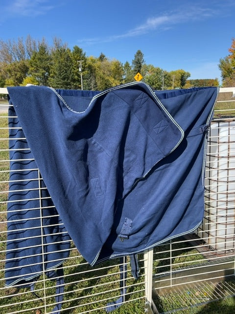 Navy Pfiff Fleece Cooler, 76"