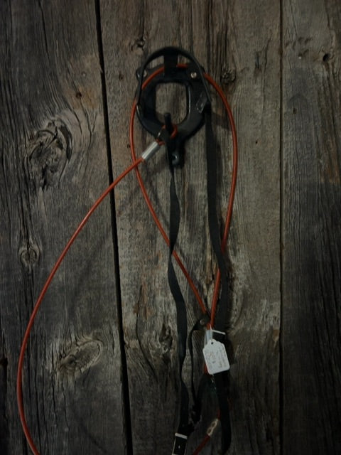 Red Wire Tie Down with strap