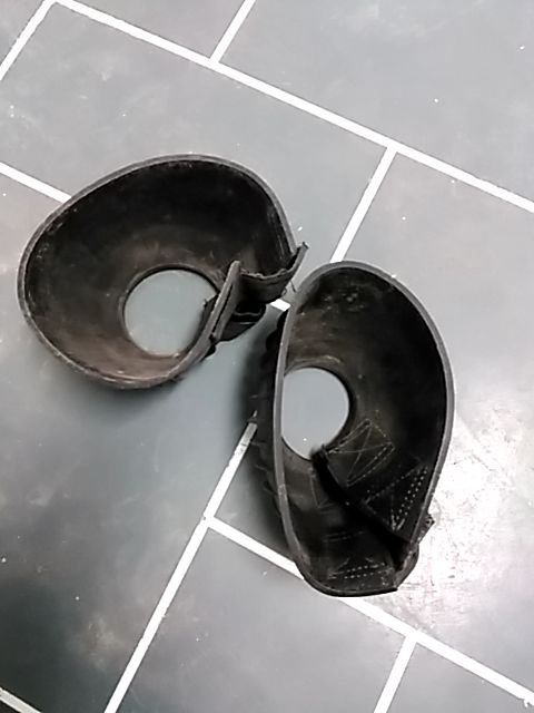 Black Supra Bell Boots, Medium