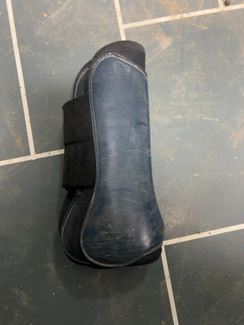 Navy Shedrow Open Front Boots, Horse