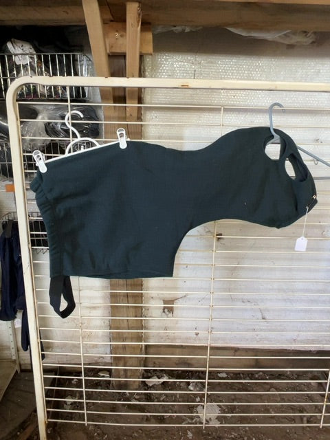 Green The Horse Closet Mini Polar Fleece Hood, Large