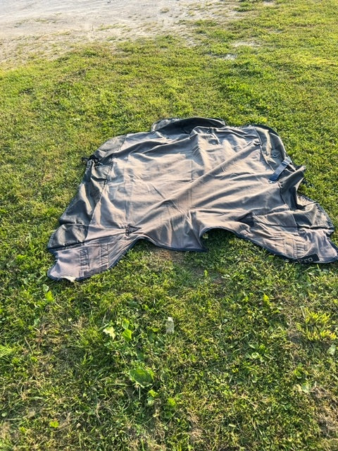 Navy Horze Avalanche Pro Fleece Lined Rain, 72”