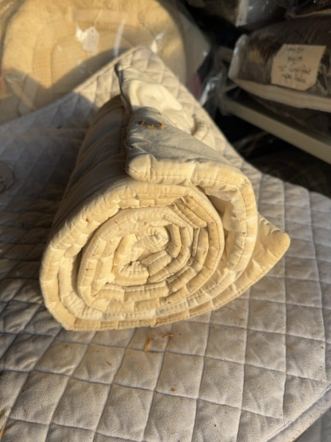 White Pillow Quilts, 12"