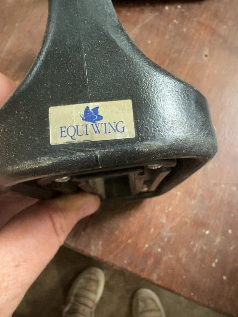 Black Equi Wing Stirrups, 4 3/4”