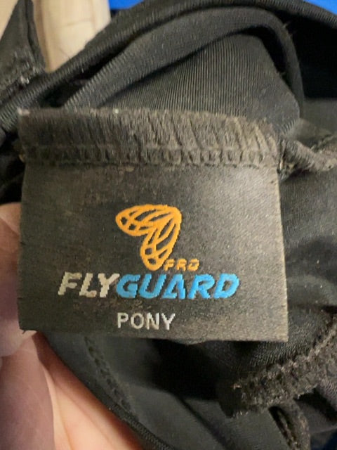 Black Fly Guard Fly Mask, Pony