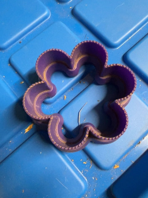 Purple Flower Plastic Curry