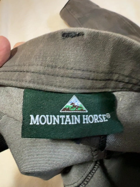 Dk Grey Mountain Horse Full Seat Breeches, 34L