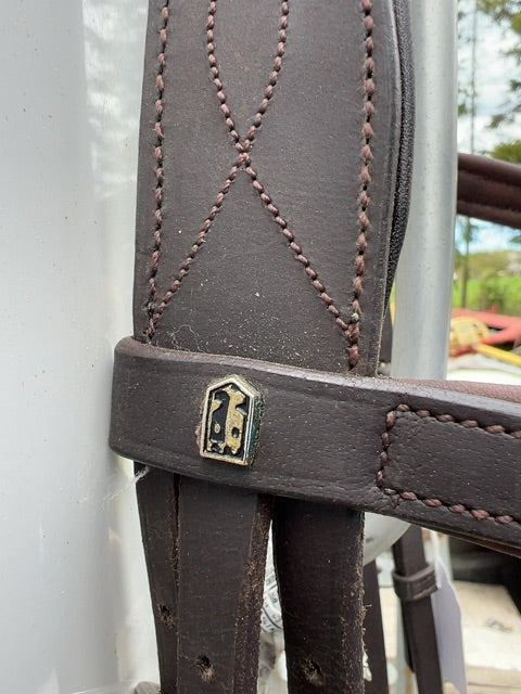 Brown Richtan Headstall with Removable Flash, Ex Full