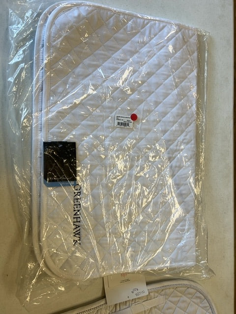 White Shedrow Saddle Pad, Full