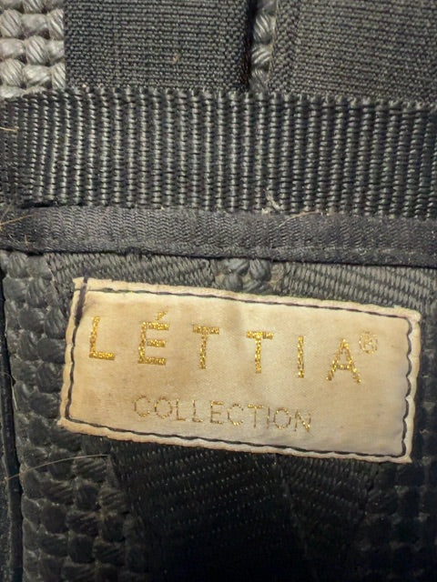 Black Lettia Neoprene Dressage Girth, 26”