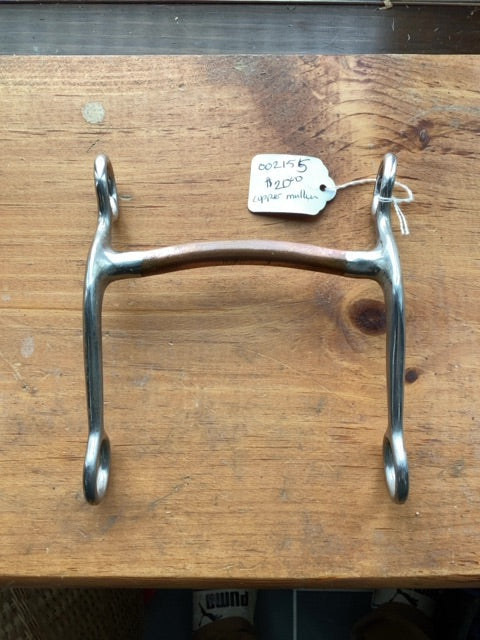 Copper Mullen Mouth Bit, 5"