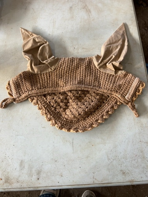 Beige Horse Bonnets