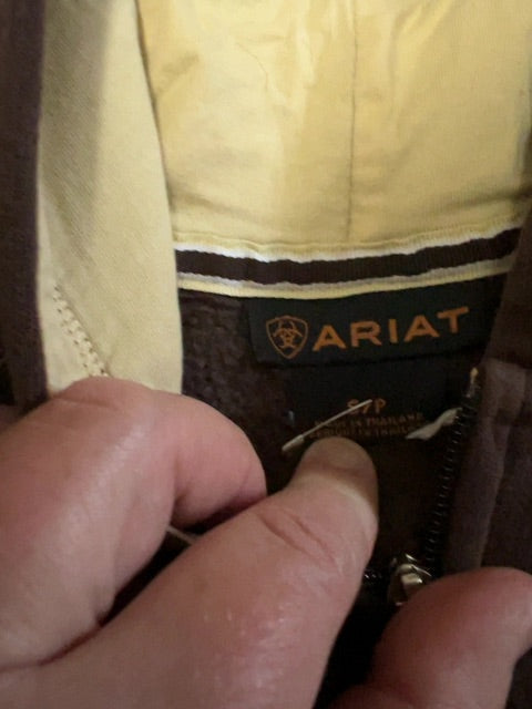 Brown Ariat Hoodie, Small