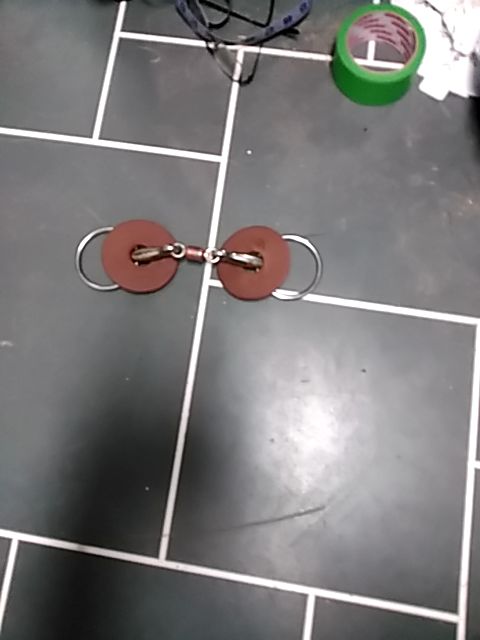 Snaffle copper roller, 5.5"