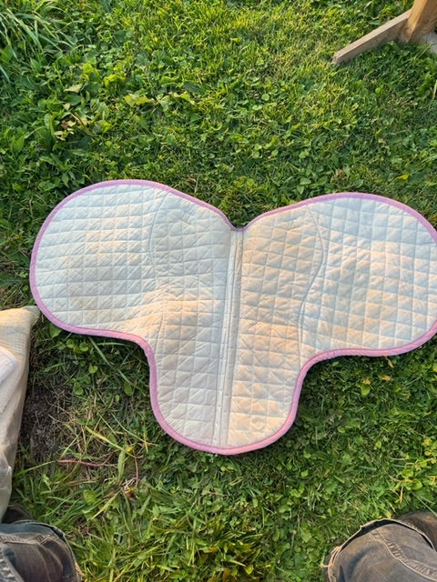 Pink Equimode Saddle Pad, 20” Spine