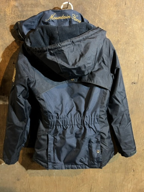 Navy Mountain Horse Winter Jacket, XS