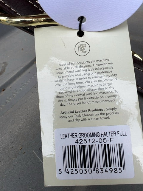 Brown Kentucky Grooming Halter, Full