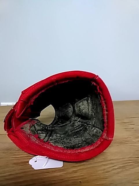 Red Classic Equine No Turn Bell Boot, Medium