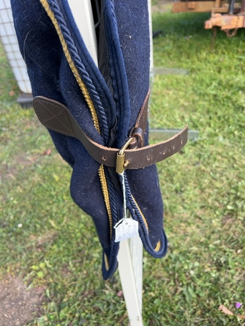 Navy PS of Sweden Wool Cooler, 74"