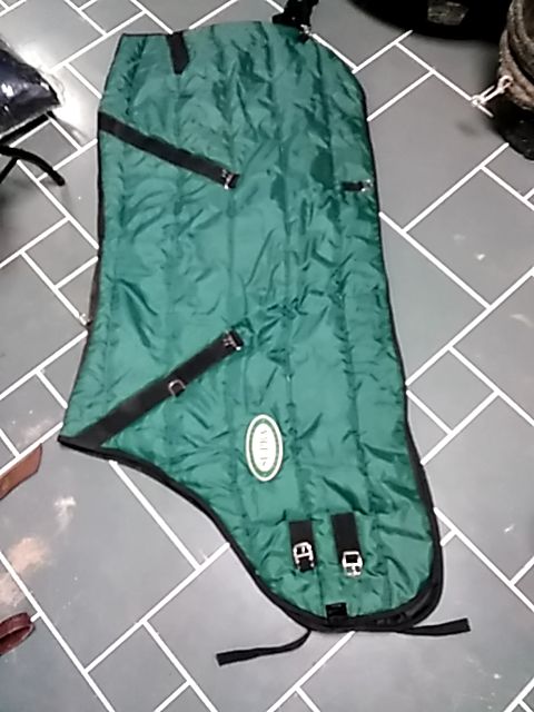 Green Supra Channel Quilt, 68"