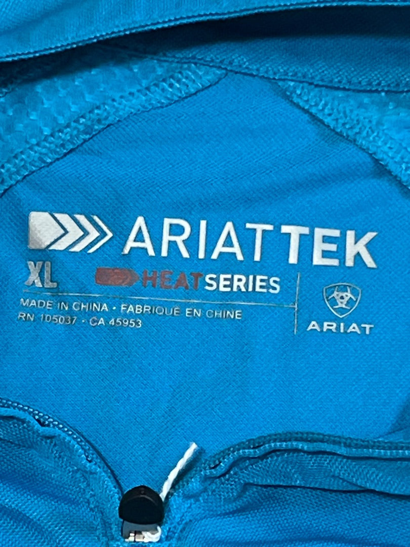 Teal Ariat Sunshirt, Youth XL