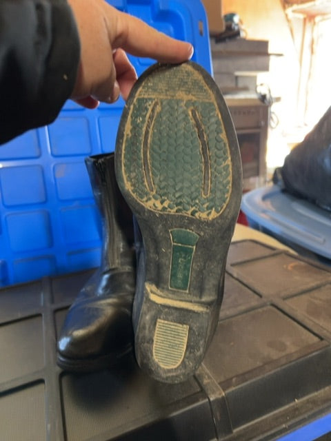 Black Auken Paddock Boots, 10?