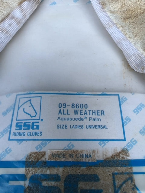 White SSG All Weather Gloves, Ladies Universal